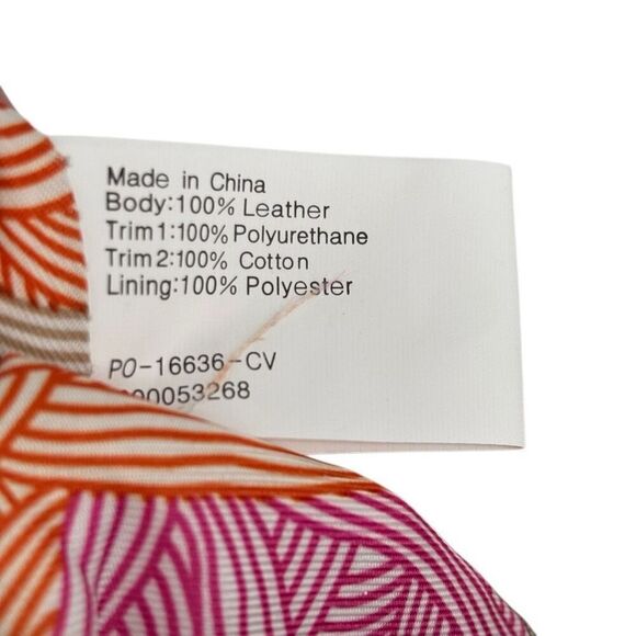 The Sak Indio Leather Bucket Shoulder Bag White Gray - Picture 9 of 15